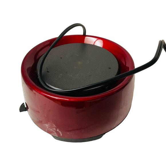 Bella 3 Qt Electric Fondue Pot Set Adjustable Thermostat Stainless Steel Red & B - Picture 12 of 13